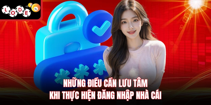 Những điều cần lưu tâm khi thực hiện đăng nhập nhà cái